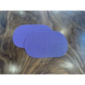 Vintage Placemats Purple Vinyl set of 2